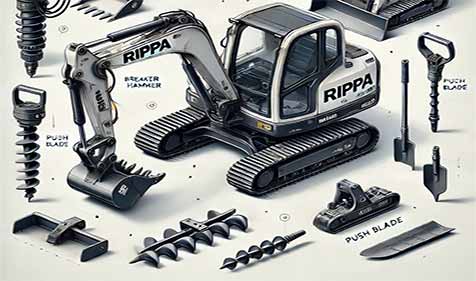 Mini Excavator Attachments and Multipurpose Uses