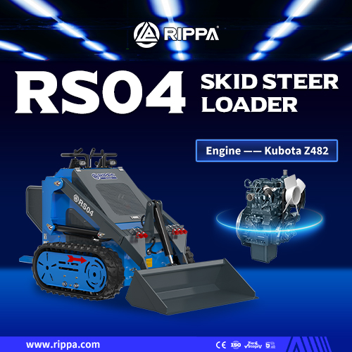 Rippa RS04 skid loader – small size and large use, helping efficient multi-scenario operations