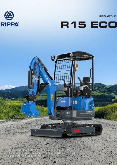 rippa r15 mini excavator